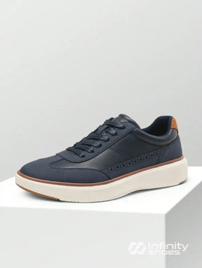 Tênis Casual Conforto Anatômico Estilo Urbano Azul-marinho / 36 Tênis Casual Conforto Anatômico Estilo Urbano