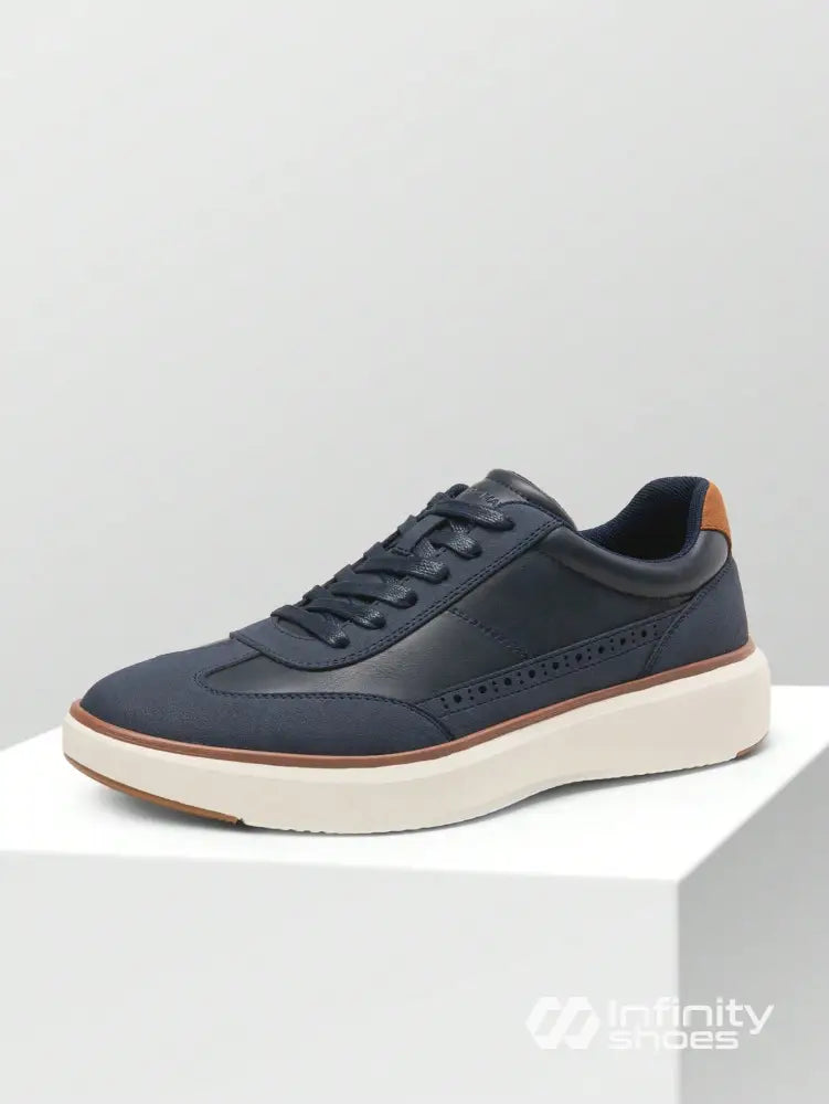 Tênis Casual Conforto Anatômico Estilo Urbano Azul-marinho / 36 Tênis Casual Conforto Anatômico Estilo Urbano