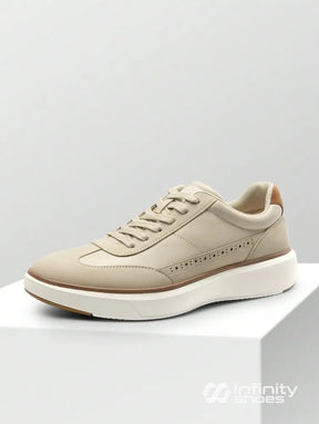 Tênis Casual Conforto Anatômico Estilo Urbano Bege / 36 Tênis Casual Conforto Anatômico Estilo Urbano