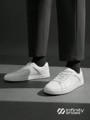 Tênis Casual Couro Com Solado Baixo Resistente Tênis Casual Couro Com Solado Baixo Resistente