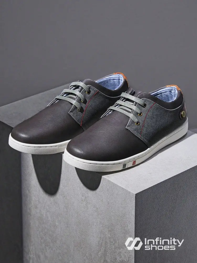 Tênis Casual Design Moderno Conforto Versátil Cinza / 36 Tênis Casual Design Moderno Conforto Versátil