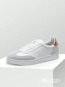 Tênis Casual Detalhe Traseiro Moderno Branco / 36 Tênis Casual Detalhe Traseiro Moderno