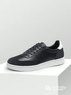 Tênis Casual Detalhe Traseiro Moderno Preto / 36 Tênis Casual Detalhe Traseiro Moderno