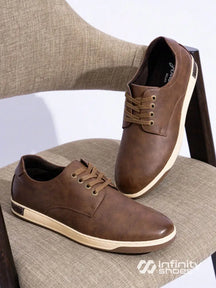 Tênis Casual Estilo Clássico Solado Resistente Café / 36 Tênis Casual Estilo Clássico Solado Resistente