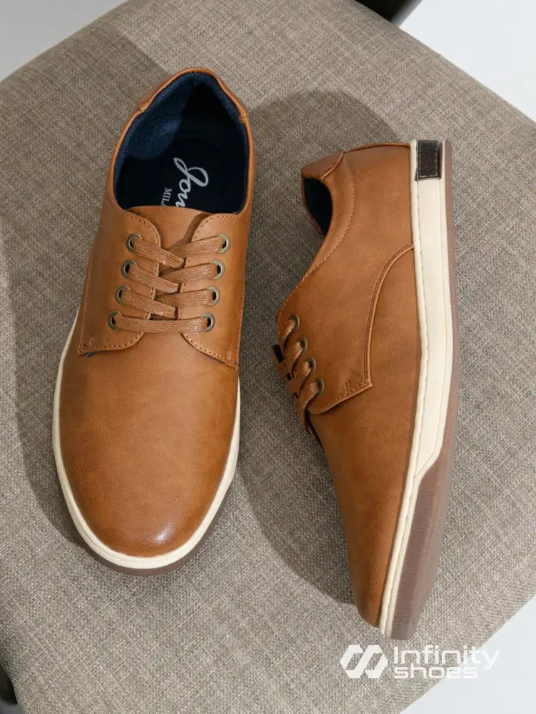 Tênis Casual Estilo Clássico Solado Resistente Marrom / 36 Tênis Casual Estilo Clássico Solado Resistente