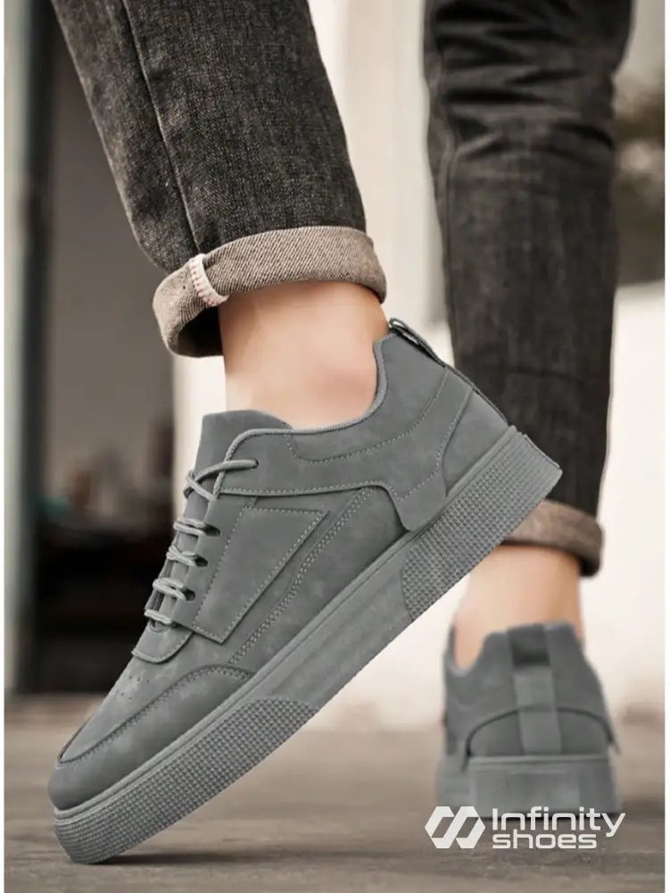 Tênis Casual Estilo Moderno Confortável Cinza / 36 Tênis Casual Estilo Moderno Confortável