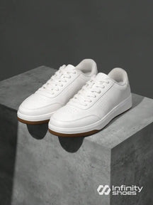 Tênis Casual Perfurado Com Solado Baixo Antiderrapante Branco / 36 Tênis Casual Perfurado Com Solado Baixo