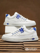 Tênis Casual Sintético Com Detalhes Modernos E Solado Grosso Azul / 36 Tênis Casual Sintético Com Detalhes Modernos E