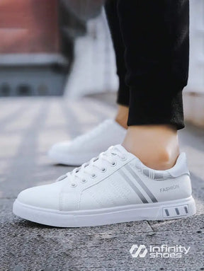 Tênis Casual Sintético Com Estilo Esportivo E Solado Resistente Tênis Casual Sintético Com Estilo Esportivo E Solado