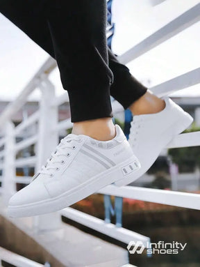 Tênis Casual Sintético Com Estilo Esportivo E Solado Resistente Tênis Casual Sintético Com Estilo Esportivo E Solado