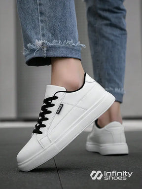 Tênis Casual Sintético Com Solado Baixo Antiderrapante Tênis Casual Sintético Com Solado Baixo Antiderrapante