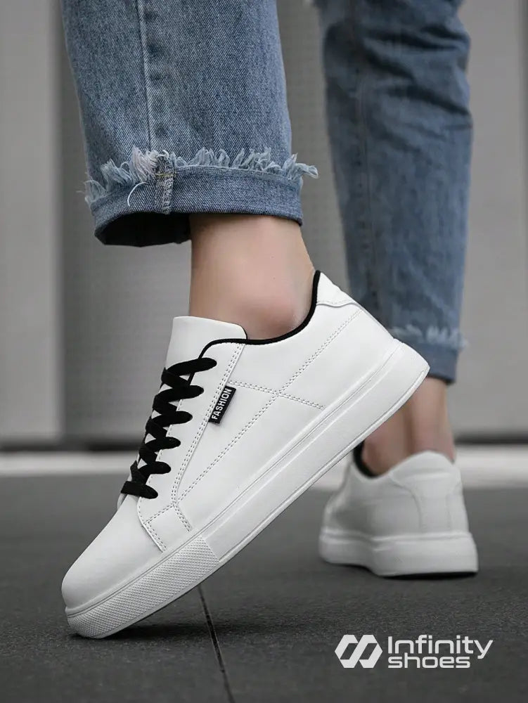 Tênis Casual Sintético Com Solado Baixo Antiderrapante Tênis Casual Sintético Com Solado Baixo Antiderrapante