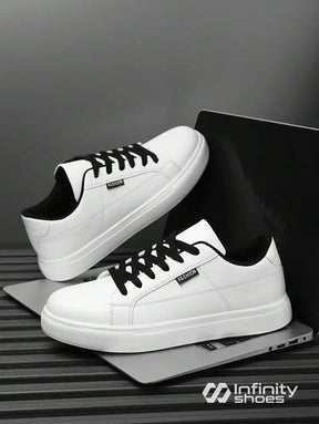 Tênis Casual Sintético Com Solado Baixo Antiderrapante Branco / 36 Tênis Casual Sintético Com Solado Baixo