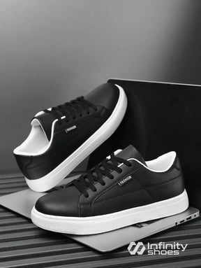 Tênis Casual Sintético Com Solado Baixo Antiderrapante Preto / 36 Tênis Casual Sintético Com Solado Baixo Antiderrapante