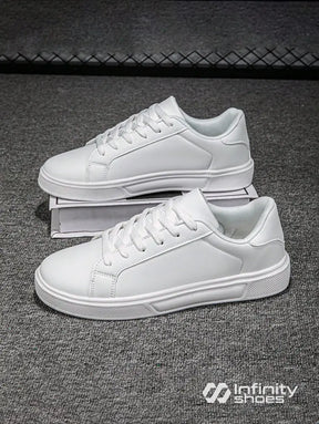 Tênis Casual Sintético Com Solado Baixo Estruturado Branco / 36 Tênis Casual Sintético Com Solado Baixo Estruturado