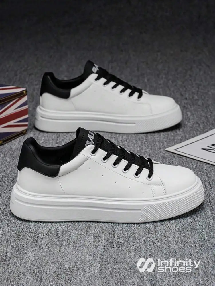 Tênis Casual Sintético Com Solado Plataforma Reforçado Tênis Casual Sintético Com Solado Plataforma Reforçado