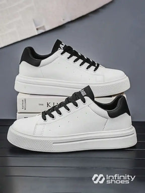 Tênis Casual Sintético Com Solado Plataforma Reforçado Tênis Casual Sintético Com Solado Plataforma Reforçado