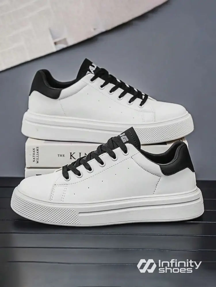 Tênis Casual Sintético Com Solado Plataforma Reforçado Tênis Casual Sintético Com Solado Plataforma Reforçado