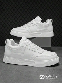 Tênis Casual Sintético Com Solado Reforçado E Design Clean Branco / 36 Tênis Casual Sintético Com Solado Reforçado E