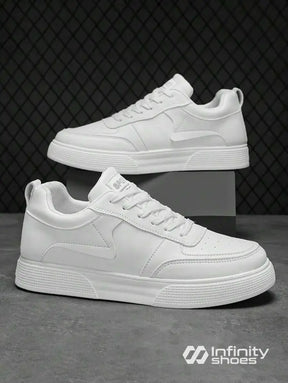 Tênis Casual Sintético Com Solado Reforçado E Design Clean Branco / 36 Tênis Casual Sintético Com Solado Reforçado E