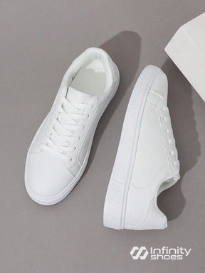 Tênis Casual Sintético Design Minimalista Com Solado Leve Tênis Casual Sintético Design Minimalista Com Solado Leve