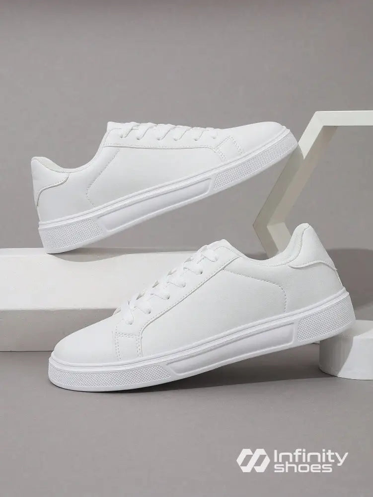 Tênis Casual Sintético Design Minimalista Com Solado Leve Tênis Casual Sintético Design Minimalista Com Solado Leve