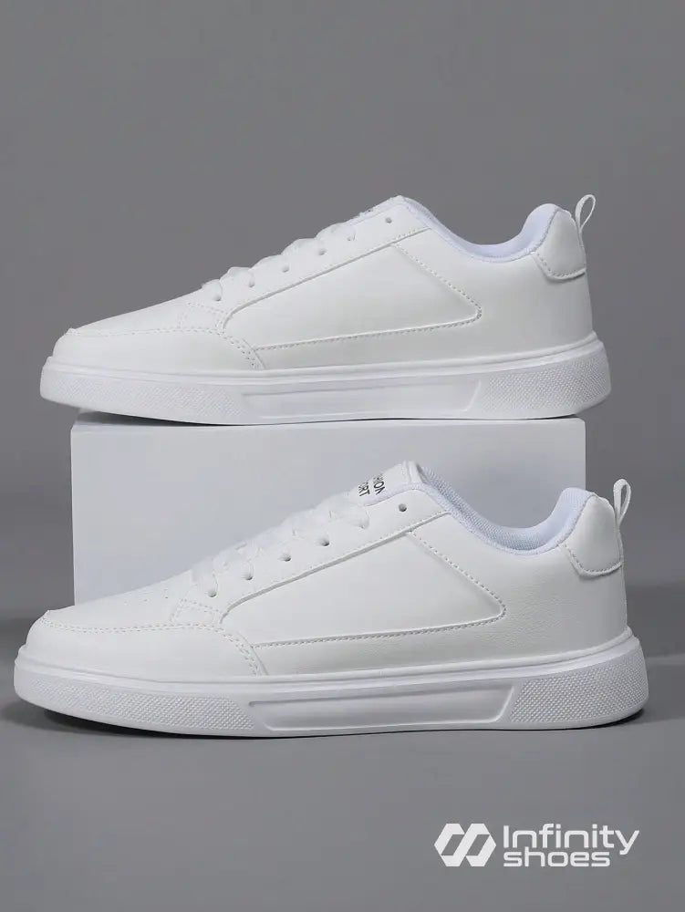 Tênis Casual Sintético Design Minimalista Com Solado Resistente Tênis Casual Sintético Design Minimalista Com Solado