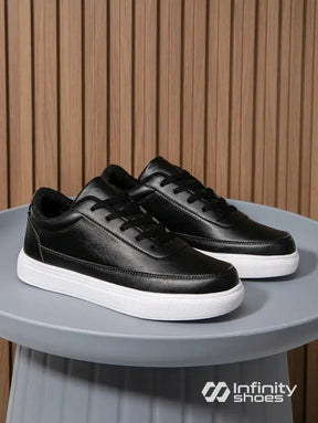 Tênis Casual Sintético Texturizado Com Solado Reto Tênis Casual Sintético Texturizado Com Solado Reto