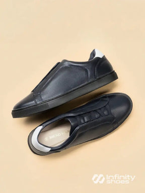 Tênis Casual Slip On Com Solado Baixo Confortável Tênis Casual Slip On Com Solado Baixo Confortável