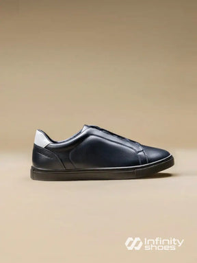 Tênis Casual Slip On Com Solado Baixo Confortável Tênis Casual Slip On Com Solado Baixo Confortável