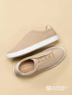 Tênis Casual Slip On Com Solado Baixo Confortável Tênis Casual Slip On Com Solado Baixo Confortável