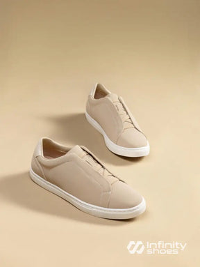 Tênis Casual Slip On Com Solado Baixo Confortável Tênis Casual Slip On Com Solado Baixo Confortável