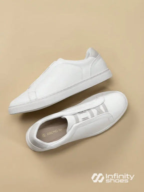 Tênis Casual Slip On Com Solado Baixo Confortável Tênis Casual Slip On Com Solado Baixo Confortável