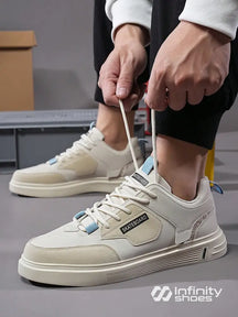 Tênis Casual Solado Grosso Design Moderno Caqui / 36 Tênis Casual Solado Grosso Design Moderno