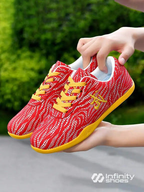 Tênis Casual Tecido Estampado Com Solado Leve Flexível Vermelho / 36 Tênis Casual Tecido Estampado Com Solado Leve