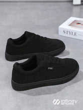 Tênis Casual Tecido Leve Com Solado Baixo Resistente Preto / 36 Tênis Casual Tecido Leve Com Solado Baixo Resistente