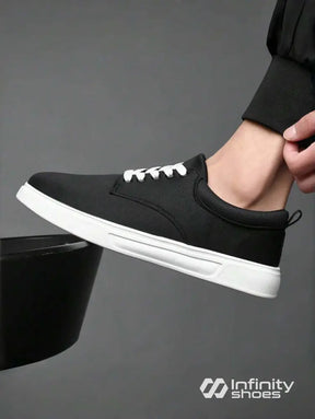 Tênis Casual Tecido Respirável Com Solado Baixo Resistente Tênis Casual Tecido Respirável Com Solado Baixo Resistente