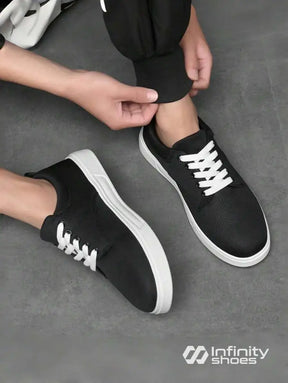 Tênis Casual Tecido Respirável Com Solado Baixo Resistente Tênis Casual Tecido Respirável Com Solado Baixo Resistente