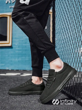 Tênis Casual Tecido Texturizado Com Solado Emborrachado Tênis Casual Tecido Texturizado Com Solado Emborrachado