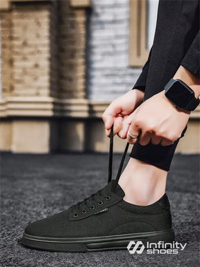 Tênis Casual Tecido Texturizado Com Solado Emborrachado Tênis Casual Tecido Texturizado Com Solado Emborrachado