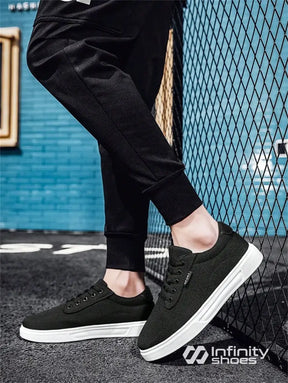 Tênis Casual Tecido Texturizado Com Solado Emborrachado Tênis Casual Tecido Texturizado Com Solado Emborrachado