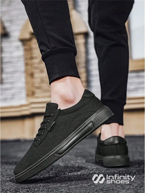 Tênis Casual Tecido Texturizado Com Solado Emborrachado Tênis Casual Tecido Texturizado Com Solado Emborrachado