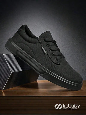 Tênis Casual Tecido Texturizado Com Solado Emborrachado Preto / 36 Tênis Casual Tecido Texturizado Com Solado