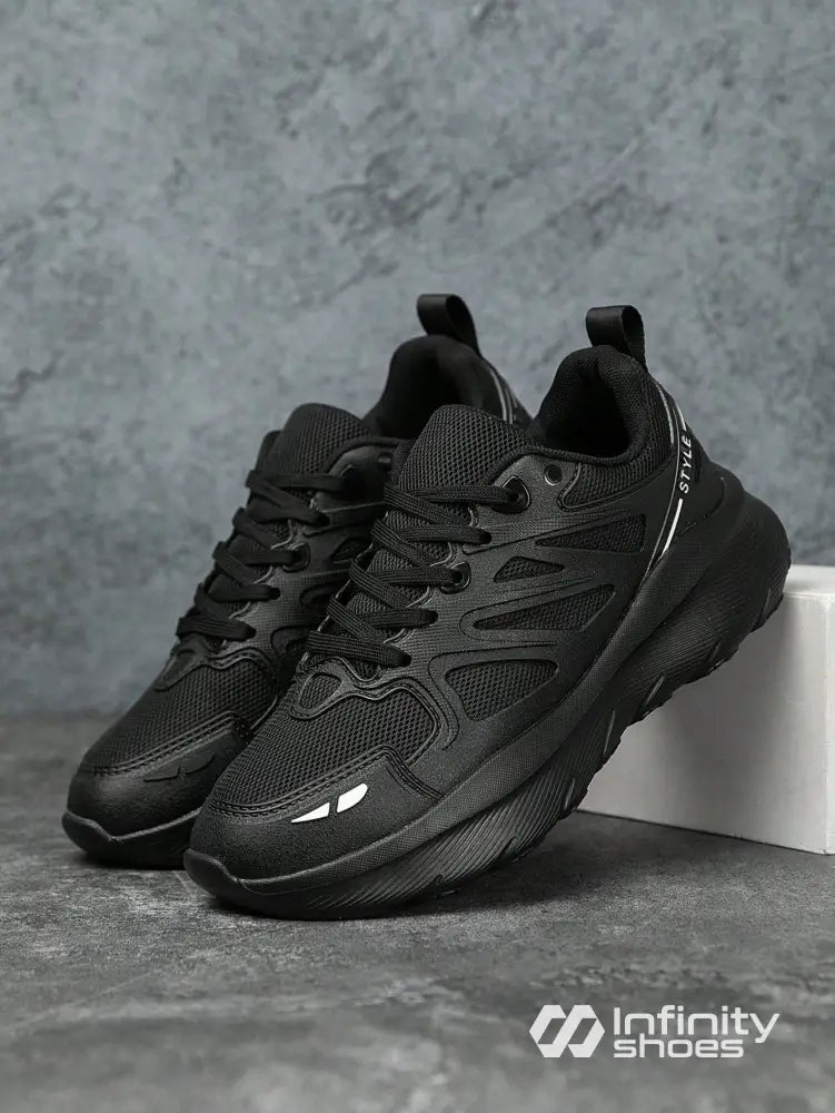 Tênis Chunky Cano Baixo Mesh Respirável Preto / 36 Tênis Chunky Cano Baixo Mesh Respirável