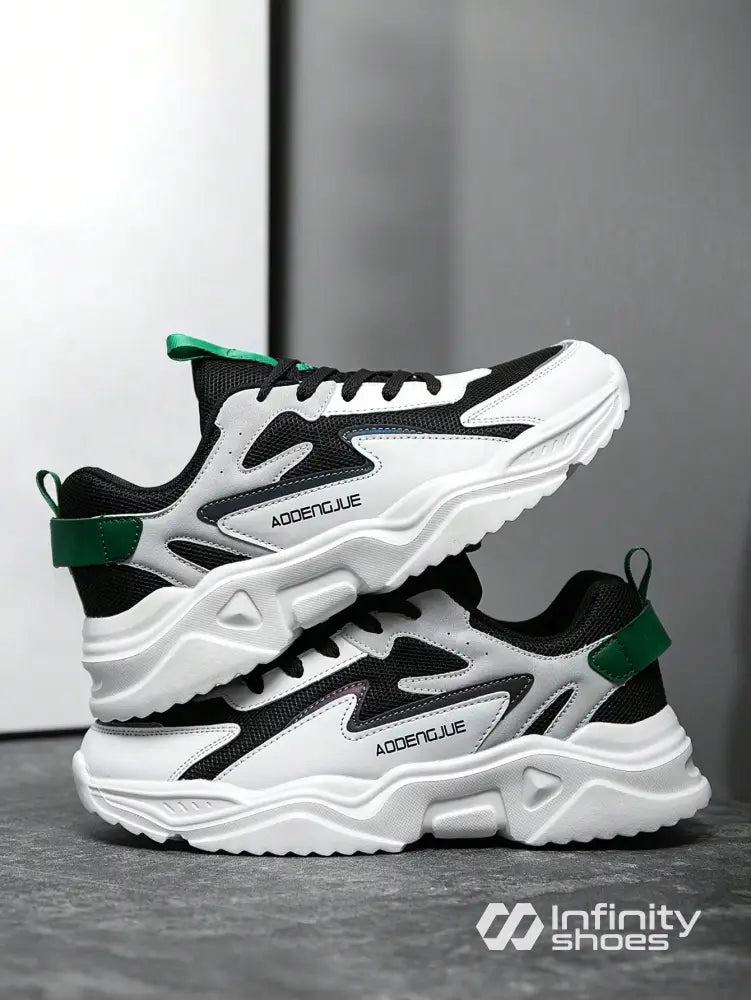 Tênis Chunky Cano Baixo Recortes Modernos Tênis Chunky Cano Baixo Recortes Modernos