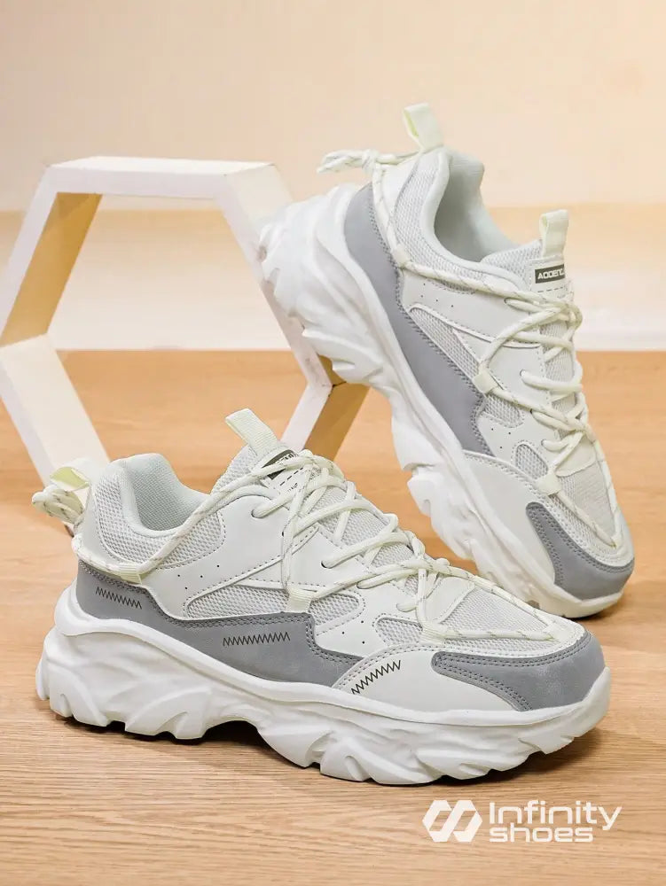 Tênis Chunky Cano Baixo Solado Tratorado Tênis Chunky Cano Baixo Solado Tratorado