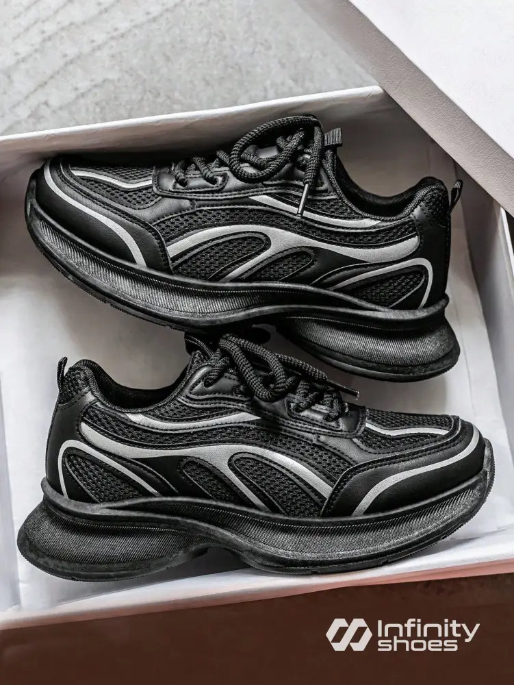 Tênis Chunky Esportivo Com Detalhes Refletivos Tênis Chunky Esportivo Com Detalhes Refletivos