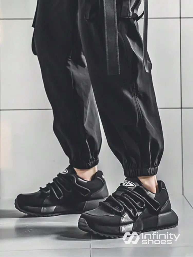 Tênis Chunky Retrô Running Solado Tratorado Tênis Chunky Retrô Running Solado Tratorado