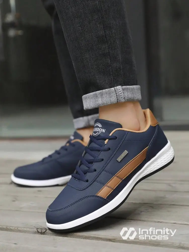 Tênis Corrida Cano Baixo Confortável Azul-marinho / 36 Tênis Corrida Cano Baixo Confortável