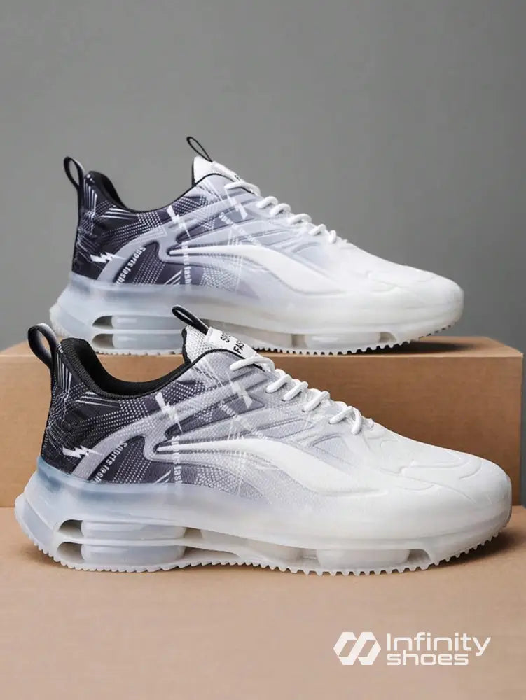 Tênis Corrida Com Amortecimento De Impacto E Estilo Moderno Branco / 36 Tênis Corrida Com Amortecimento De Impacto E